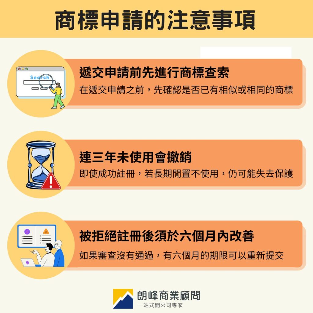 商標申請的注意事項