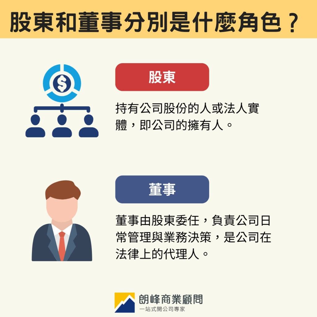 What are the respective roles of shareholders and directors?
